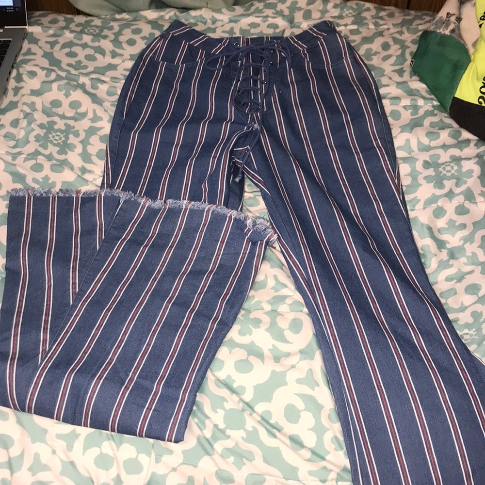 Chrysanthemus bell bottom pants